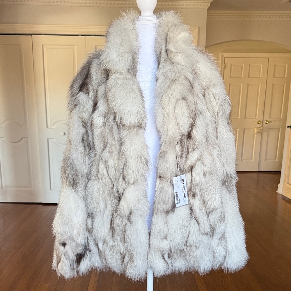 NEW! Maximillian Genuine Fox Fur Jacket